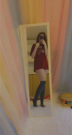 🔥 Teasing What's Hiding Under My Thighhighs? 😈