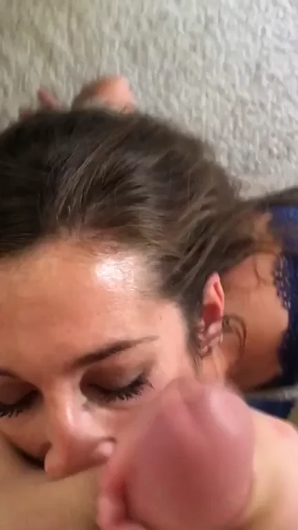 Amateur Cumslut Begs for Every Thick Load on Her Face