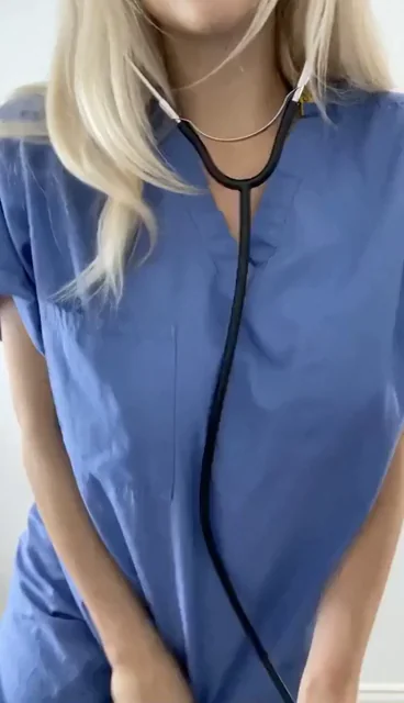 🔥 Naughty Nurse On/Off Tease 💋 Stethoscope Slut Edition