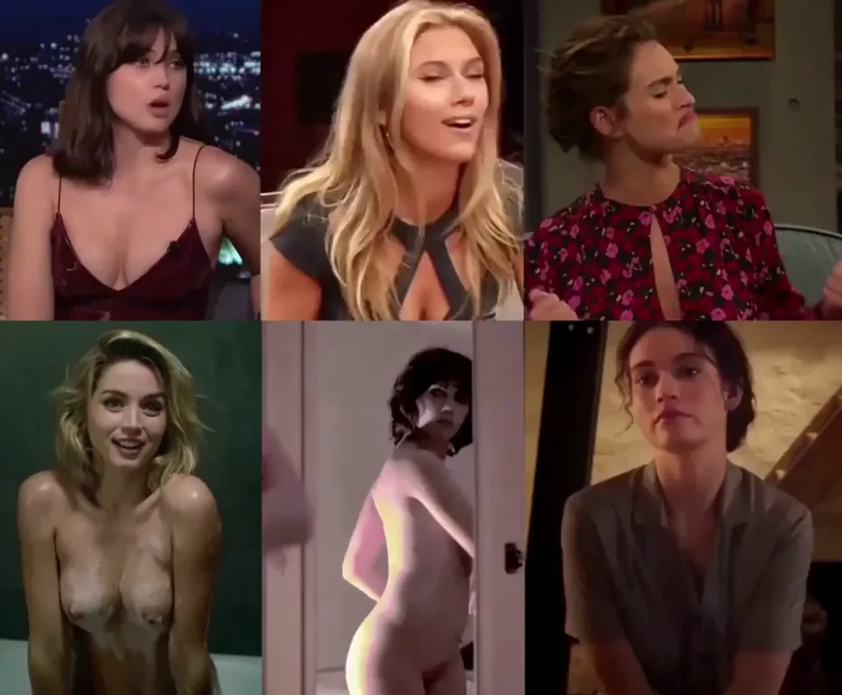 Ana De Armas, Scarlett Johansson and Lily James