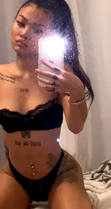 Shy Petite Asian Babe Teases in Lace Lingerie 😘🔥