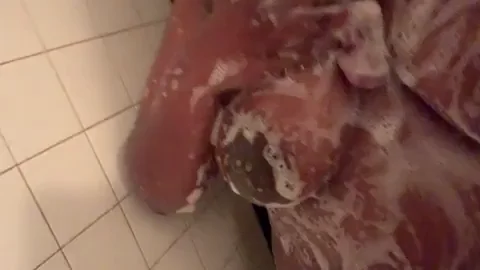 Morning Wood or Late Night Thrill? Slippery Fun in the Shower 💦😈 Only $5 OF!