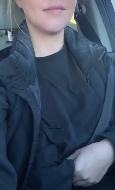Do you think the other drivers notice what I'm hiding under this shirt?