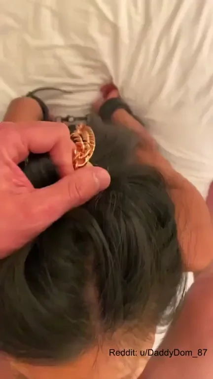 Petite + restrained Asian wifey loves being forced to deepthroat and choke on BWC ? [OC]