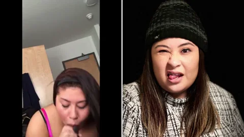 BBC Bursts in Wife's Sloppy Mouth 😈 Keeps Her Sucking Post-Nut 💦👅