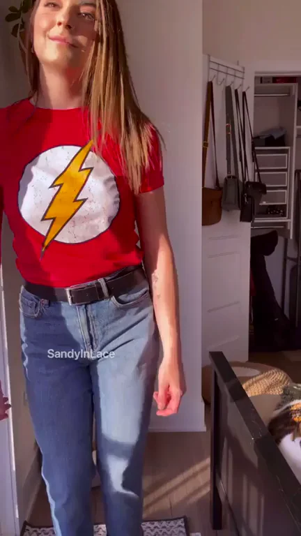 Mind if I *flash* you my *bazingas* real quick?