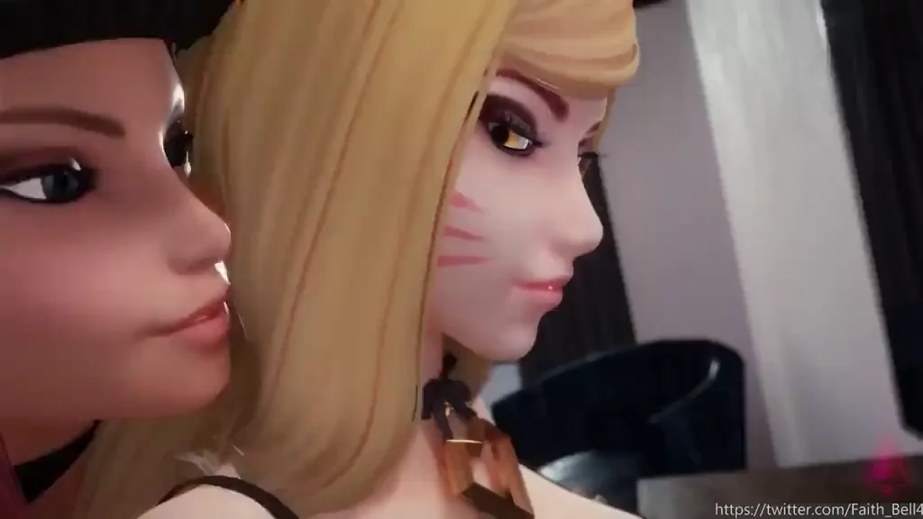 Akali's Tongue Teases Ahri's Dripping Fox Pussy - Faith Bell Lesbian Hentai Heat