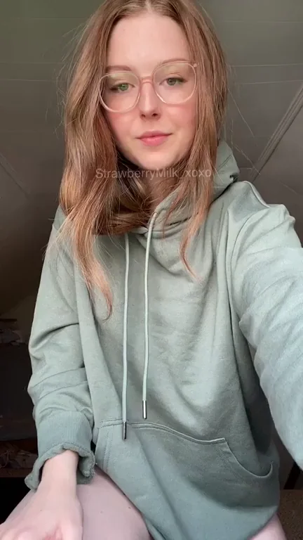 Quick Peek Under My Hoodie: Tits Out & Pink Panties Tease 😏🍑