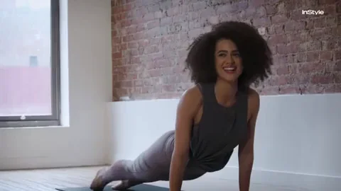 Nathalie Emmanuel's Hot Yoga Tease Begging for White Cock Pounding