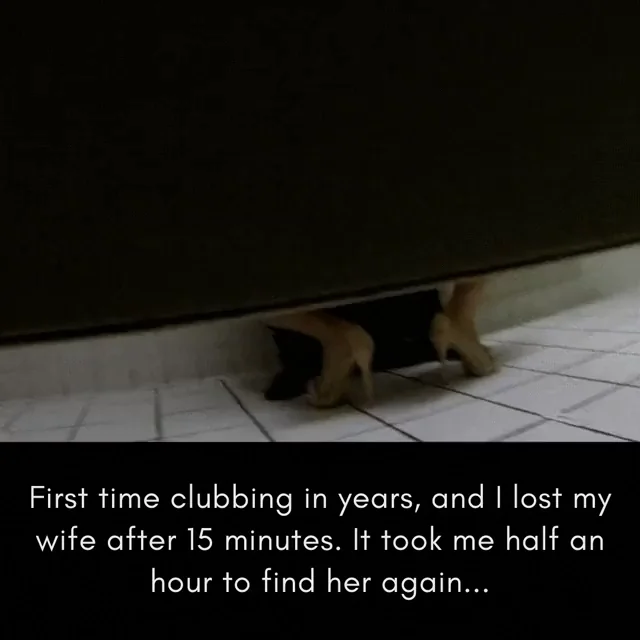 I Often Find Myself Alone For An Hour When We Go Out