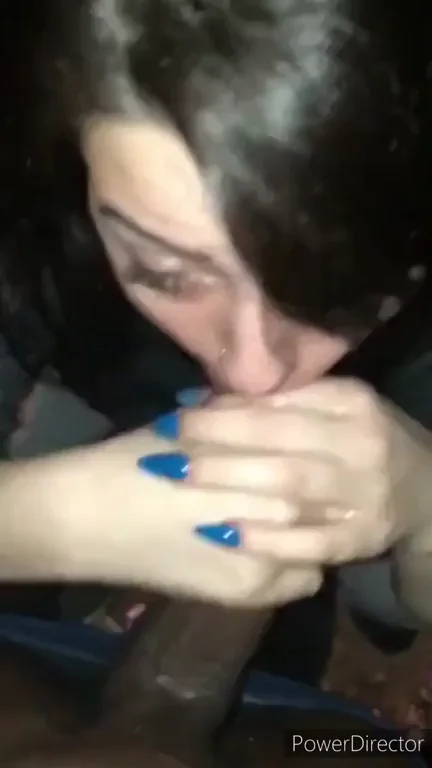 Cute girl deepthroats and finishes it off with a smile