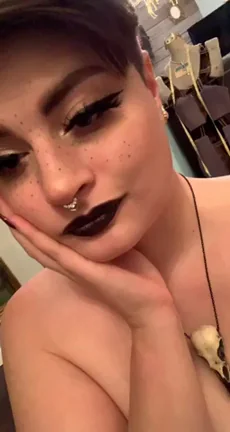 I’m loving this dark lipstick