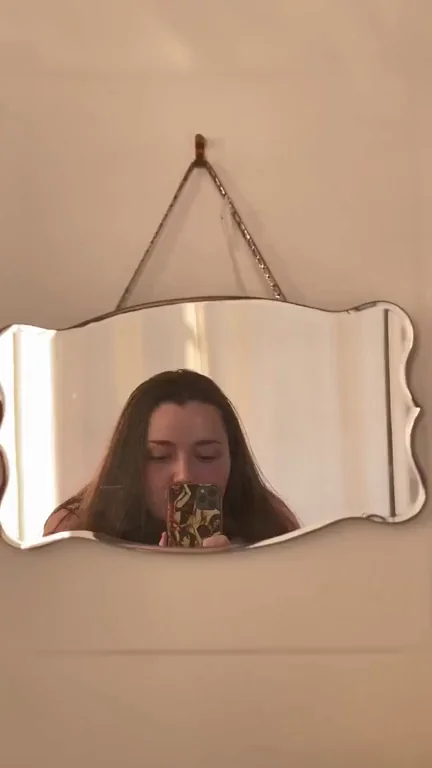 Mirror Tease: 'Think This Might Be the Spot for My Slutty Showoff'