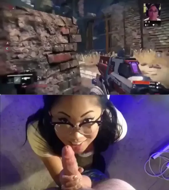 Gamer Girl Gets a Facial