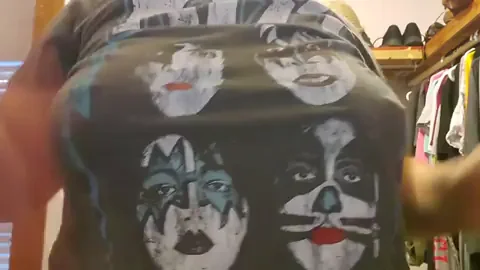 KISS Band Tee Titty Drop Tease