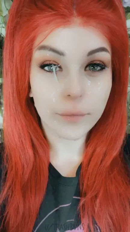 Felt cute, might just leave it drying on my face till later ? [OC]