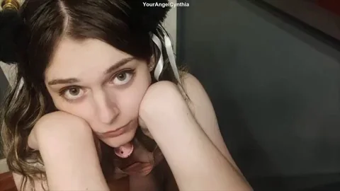 I'm a hungry catgirl, I crave Daddy's protein to grow big and strong <3