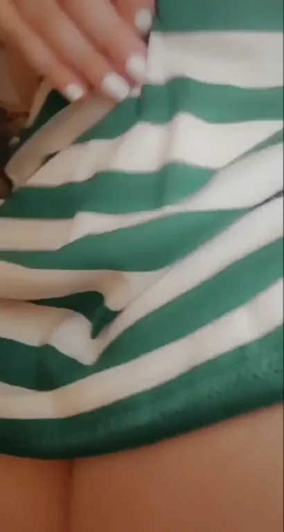 Lifting up my dress