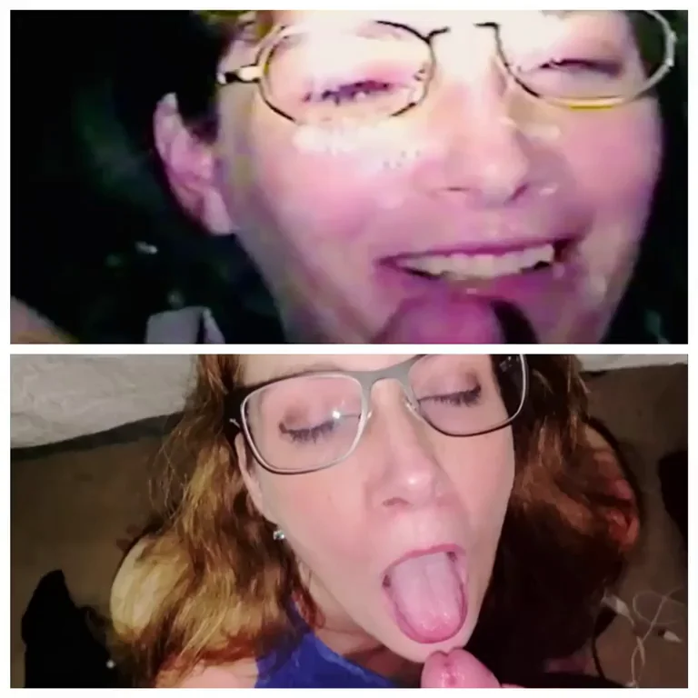 🔥 Teen Slut to Glasses MILF: Epic Facial & Mouth Cum Blast! Which Makes You Cum Harder? 💦👓