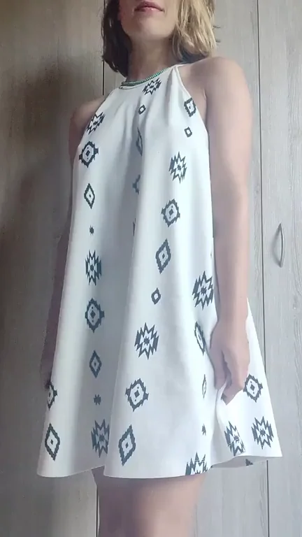 🔥 Sundress Titty Drop & Pussy Flash 😈