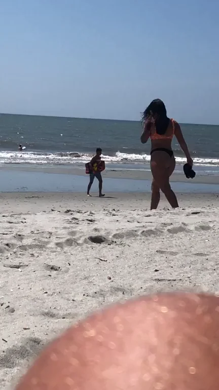 Pawg on the beach