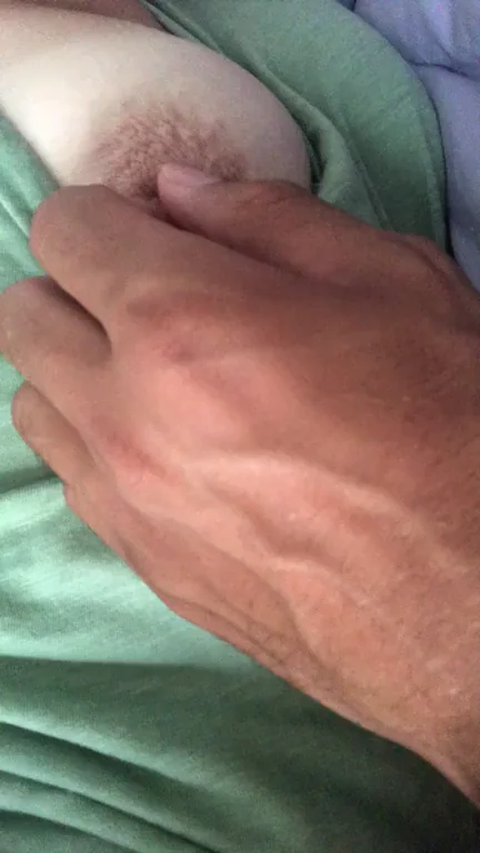 Woke Up to Hubby's Handsy Titty Worship Surprise