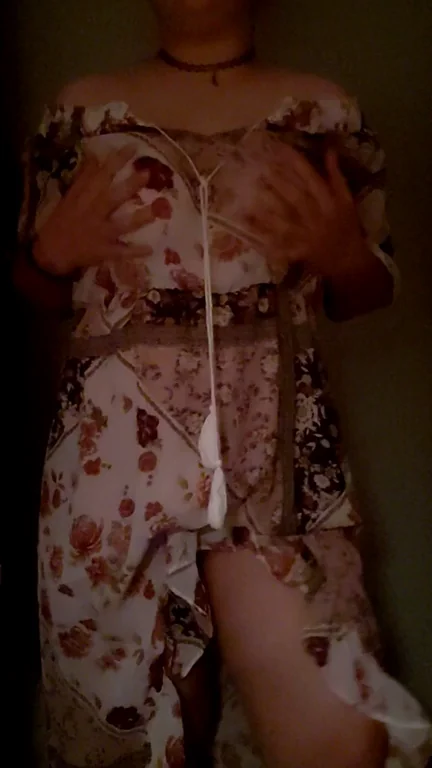 Slo-mo reveal with my [f]ave dress. [Oc]