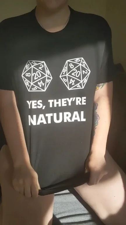 D&D Titty Drop: Natural Dice Roll Out with Slutty Curves
