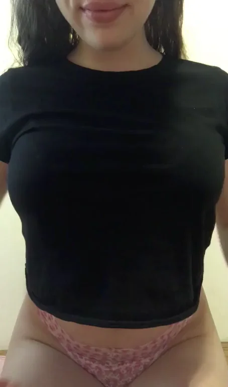Dropping by with my homegrown, organic tits [OC] [GIF]