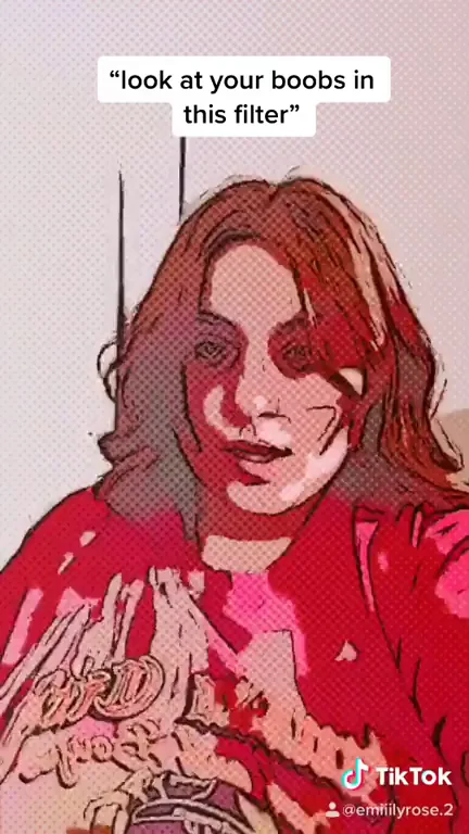 TikTok Slut Filters Her Massive Tits: 'Look at Your Boobs in This Filter'