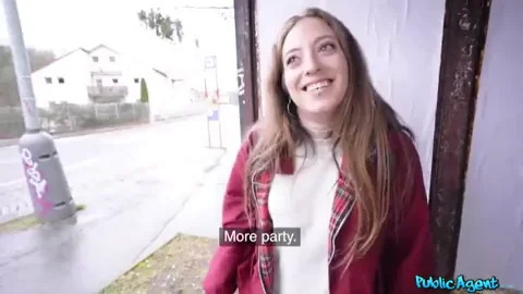 Punk babe fucked in public