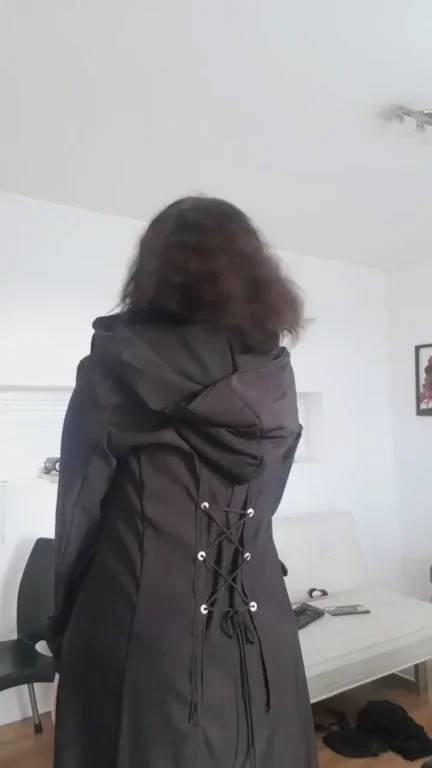 🔥 BOOBSFAN's Mega Head-Sized Tits Tease in Hooded Coat 😈🍈🍈