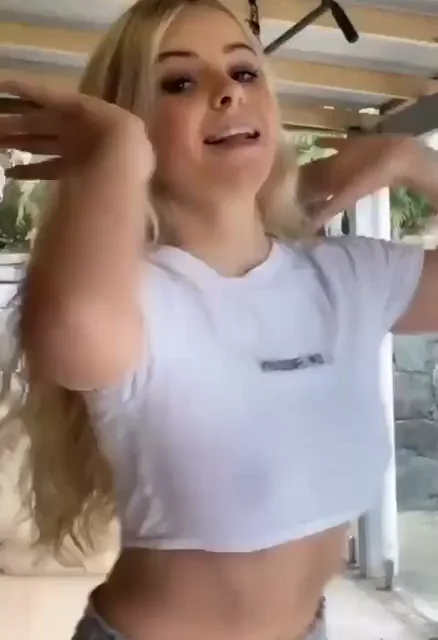 She was complaining that tiktok wouldn't let her post this. Gosh I wonder why