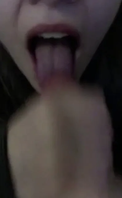 Memories of last night: my little slut is swallowing everything I got for her !