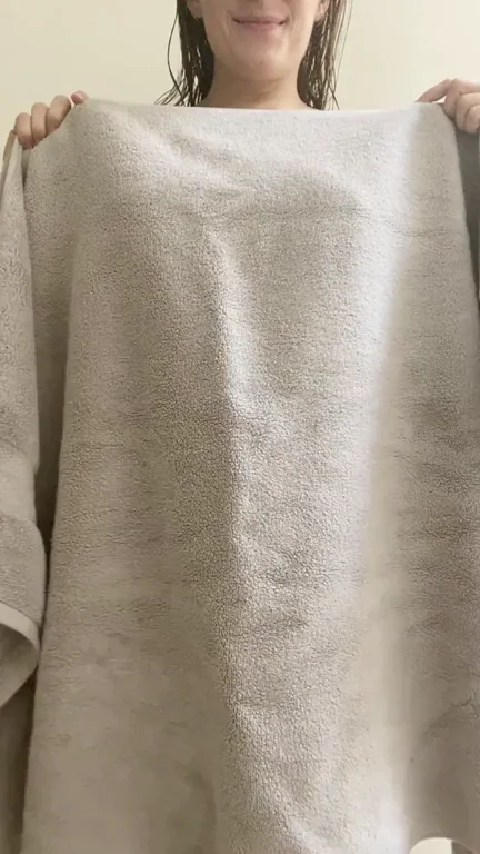 I know a magic trick: i can make my towel disappear! :)