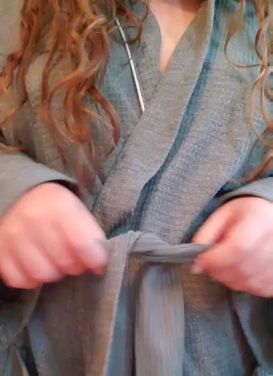 How Was Your Monday? 😏🔥 Opening My Robe for Natural Titty Tease