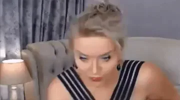 Strong Swedish Blonde Flexes Her Big Biceps