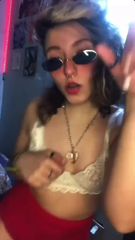 Bored GF Teases in Lace Bra & Red Thong, Spill Your Sex Dream? 😈💦