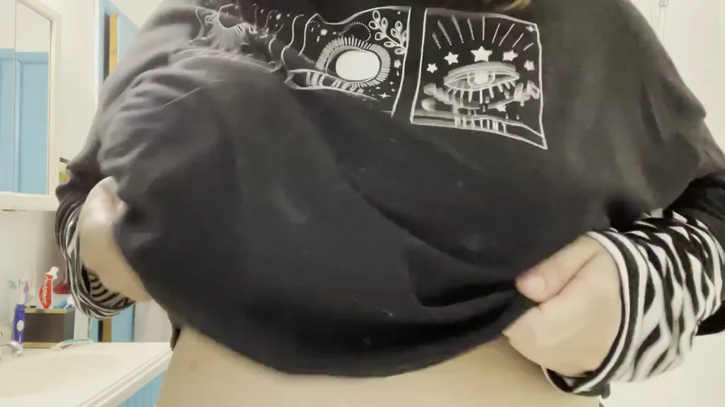 How Was Your Day Daddy? Epic Big Titty Drop Tease