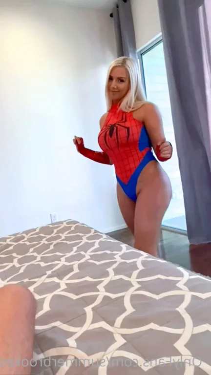 Somewhere in the multiverse bubble butt blonde spiderwoman needs some "web"?