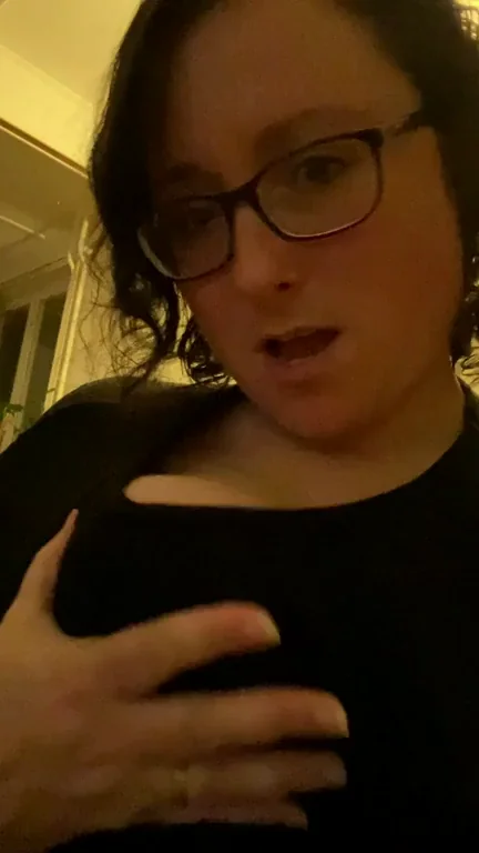 Stacked MILF Glasses Tease: Smile or Get Rock Hard? 😏🍒