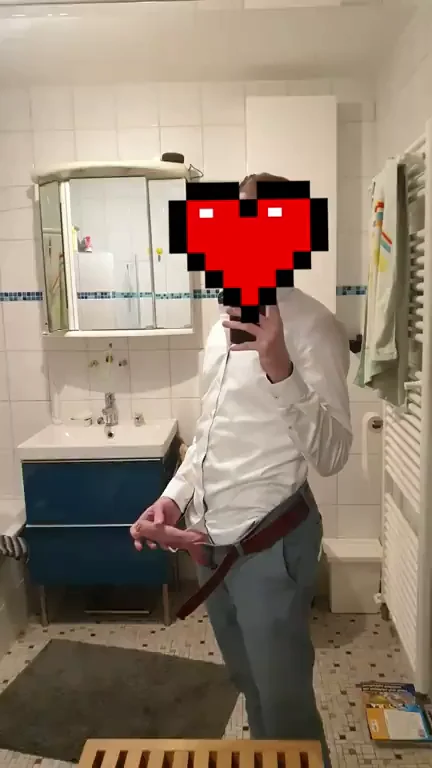 50 Shades of Monster Cock: Bathroom Jerk-Off Worship