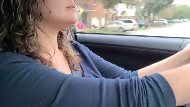 🔥 Free Titty Show for City Drivers from Horny 30+ Slut 😈