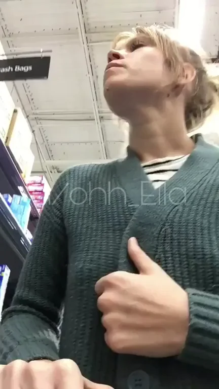 I got caught flashing my tits at Walmart