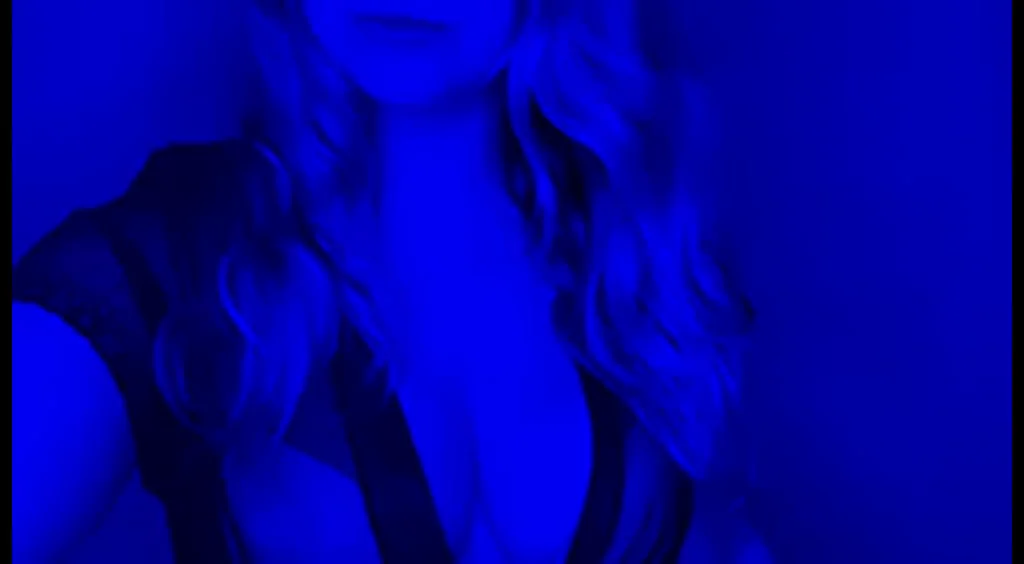 🔥 Sensual Tit Tease in Blue Bra 💋