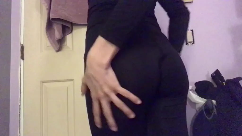 Yoga Pants On or Off? 🍑🔥 Thick PAWG Tease!