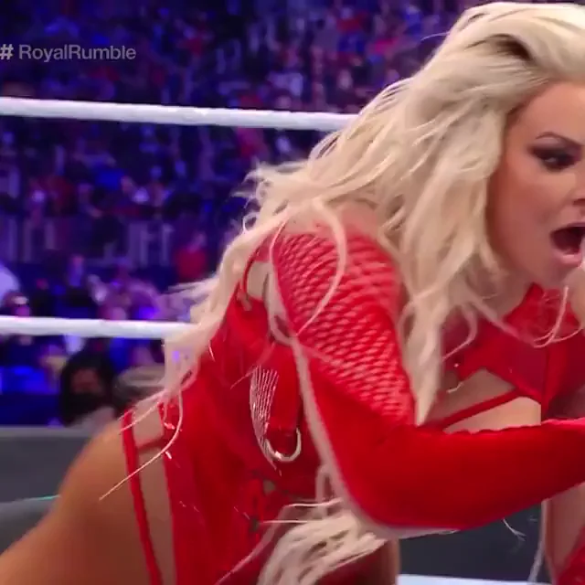 Maryse's Massive Tits Spill Out in Red Bodysuit 🔥🍒