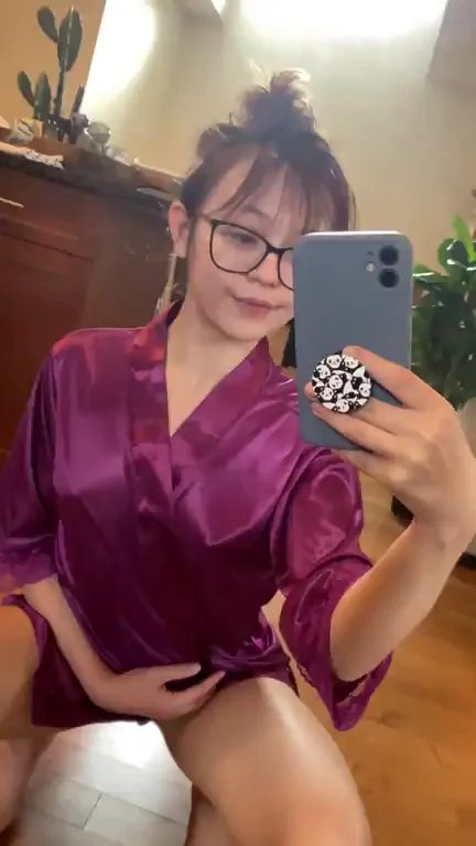 Tiny Slut in Purple Robe Begs for Cock to End Her Dry Spell 😩🍆💜