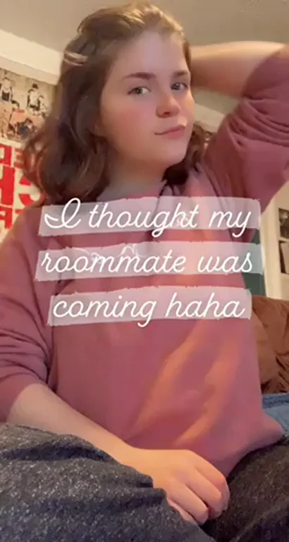 I tried to flash the camera & got my roommate instead ?