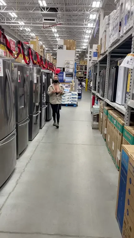 Seeing if there is anything hard in the hardware store!